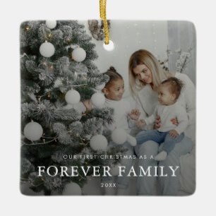 First Christmas Adopted Ceramic Ornament