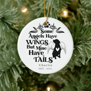 First Christmas always in our heart memorial Pet Ceramic Tree Decoration