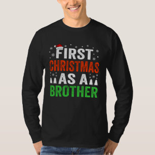 First Christmas As A Brother 1st Christmas Newborn T-Shirt