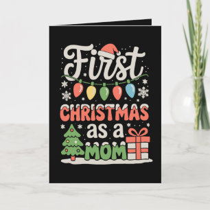 First Christmas As A Dad New Mummy 1st Christmas Card