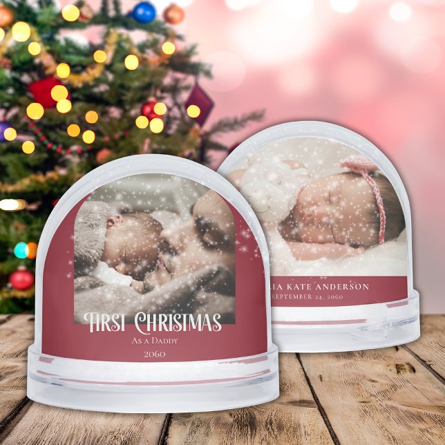 First Christmas As A Daddy Father 2 Photos  Snowglobe (Creator Uploaded)