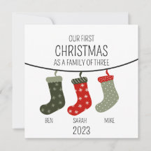 First Christmas as a family of three