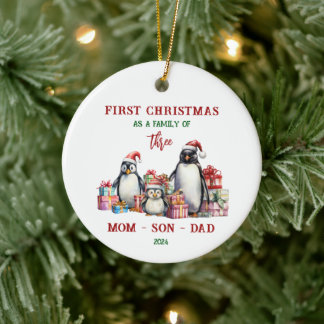 First Christmas As A Family Ornament