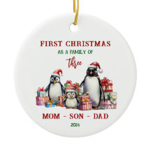 First Christmas As A Family Ornament