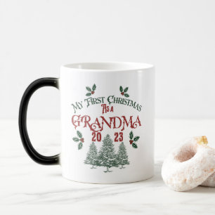 First Christmas as a Grandma Magic Mug