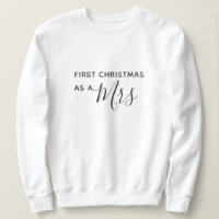 First Christmas as a Mrs Black Script Font