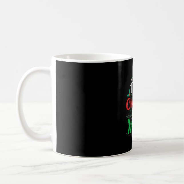 First Christmas as a Mum Christmas Coffee Mug (Left)
