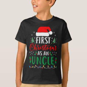 First Christmas As An Uncle New Parents Xmas Match T-Shirt