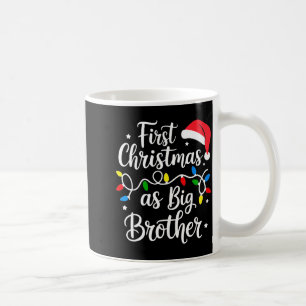 First Christmas As Big Brother Cute Holiday New Br Coffee Mug