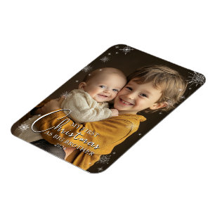 First Christmas As Big Brother Photo Magnet