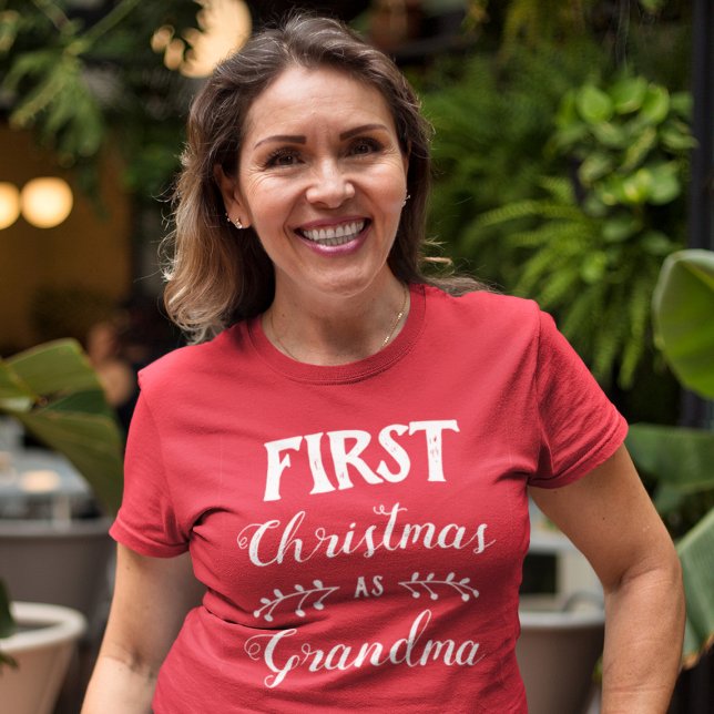 First Christmas as grandma family matching T-Shirt (Creator Uploaded)