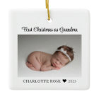 First Christmas as Grandma New Baby Photo