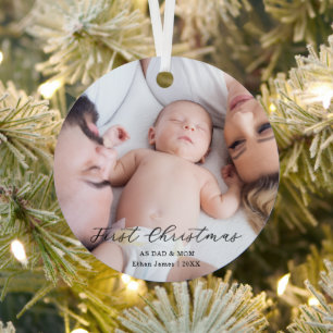 First Christmas as Mom & Dad Ornament ❤️🎄