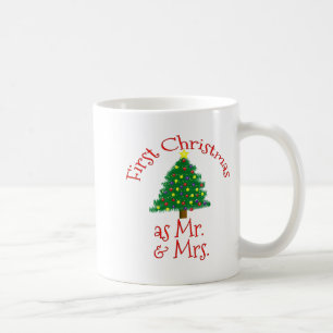 First Christmas As Mr And Mrs - Matching Newlyweds Coffee Mug