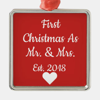 First Christmas as Mr and Mrs Ornament