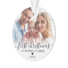 First Christmas As Mum Dad Baby Photo