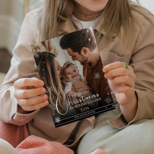 First Christmas as Parents Custom Photo Holiday Card