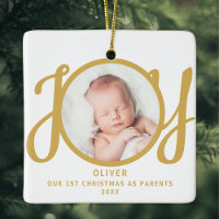 First Christmas As Parents Photo Keepsake