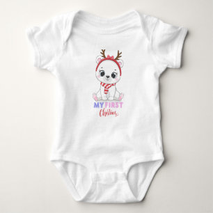 First Christmas Baby, Christmas BabySuits Baby Bodysuit