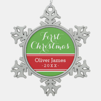 First Christmas Baby Keepsake Holiday Ornament