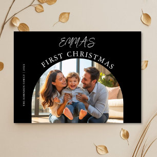 First Christmas Cozy Family Holiday Card