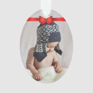 First Christmas Custom Photo Ornament