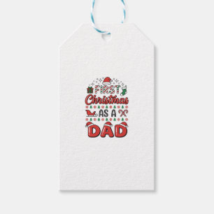First Christmas Dad Holiday Gift Tags