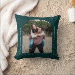 First Christmas Engaged Couples Photo Arch Cushion<br><div class="desc">Add a cosy and romantic touch to your holiday décor with this First Christmas Engaged photo arch throw pillow. Featuring your favourite couple photo in a modern arch design, it’s a beautiful way to celebrate your first holiday season as FIANCÉS. Perfect for gifting, decorating your home, or commemorating your engagement,...</div>