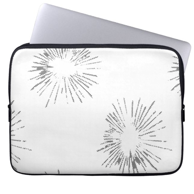 First Christmas Gift | Engaged Couple Keepsake Laptop Sleeve (Front)