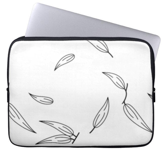 First Christmas Gift | Engaged Couple Keepsake Laptop Sleeve (Front)