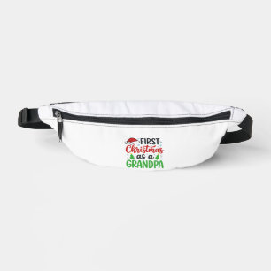 First Christmas Grandpa Santa Hat Bum Bags