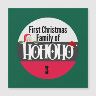First Christmas Ho Ho Ho Family of Personalise