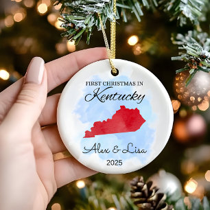 First Christmas in Kentucky State Ornament
