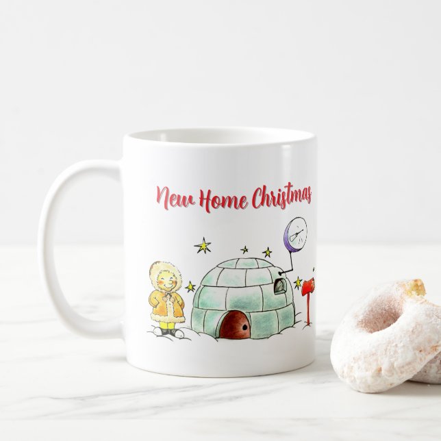 First Christmas in My New Home Coffee Mug (With Donut)