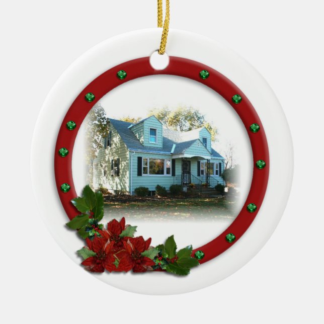 First Christmas in New Home ornament (Front)
