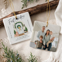 First Christmas in New Home Personalised Photo