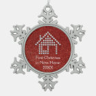 First Christmas in New Home | Red Glitter