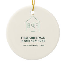 First Christmas in Our New Home 2026 Ornament