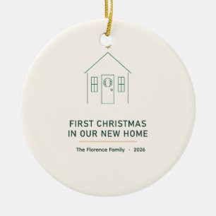 First Christmas in Our New Home 2026 Ornament