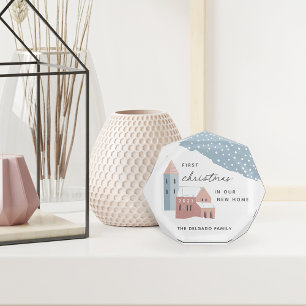 First Christmas in Our New Home Acrylic Block