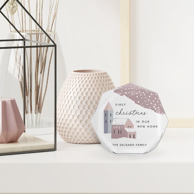 First Christmas in Our New Home Acrylic Block (Creator Uploaded)