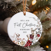 First Christmas in Our New Home Christmas Ornament