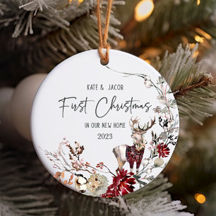 First Christmas in Our New Home Christmas Ornament