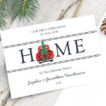 First Christmas in Our New Home Christmas Postcard<br><div class="desc">First Christmas in Our New Home Christmas Postcard</div>