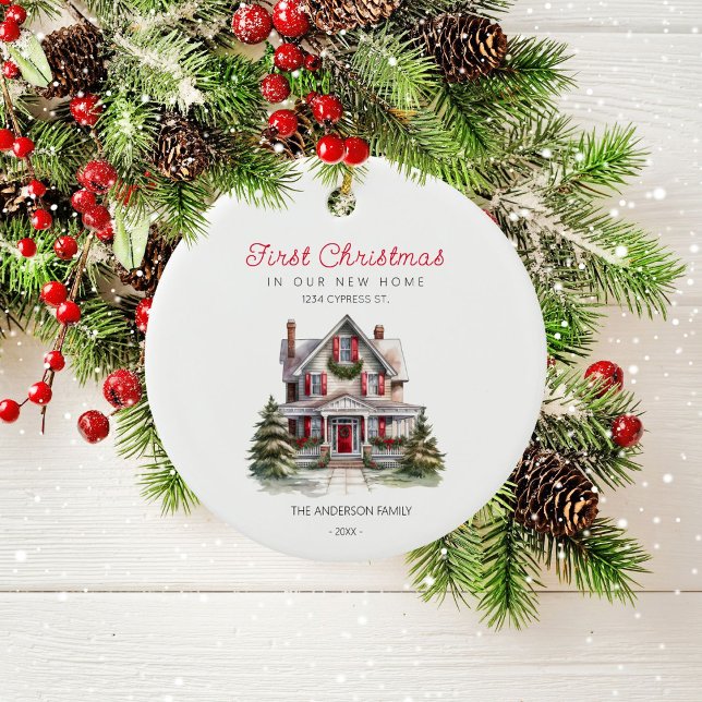 First Christmas in Our New Home Family Ornament (Creator Uploaded)