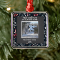 First Christmas in our new Home photo family name