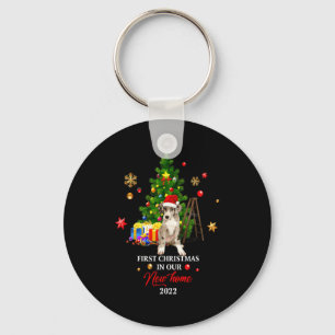 First Christmas In Our New Home Xmas Dalmatian T S Key Ring
