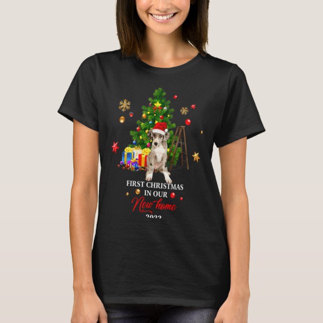 First Christmas In Our New Home Xmas Dalmatian T S T-Shirt (Front)