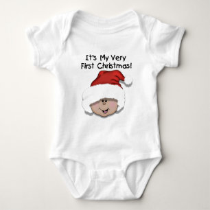 First Christmas Latino Baby Baby Bodysuit