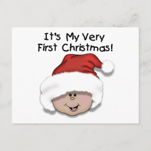 First Christmas Latino Baby Tshirts and Gifts Holiday Postcard